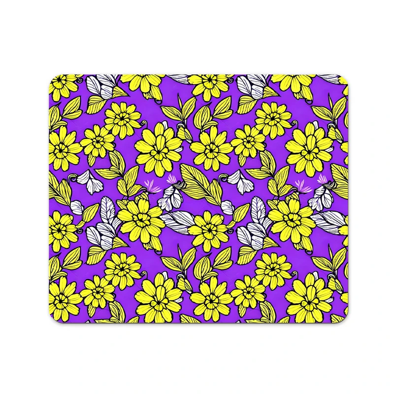 ماوس پد پاد آفرین مدل گل طرح فانتزی کد P148 سایز 19*24 سانتی متر