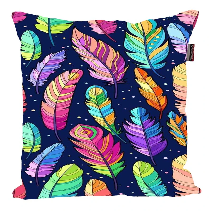 کوسن پاد آفرین مدل فانتزی طرح پر رنگی کد 01926