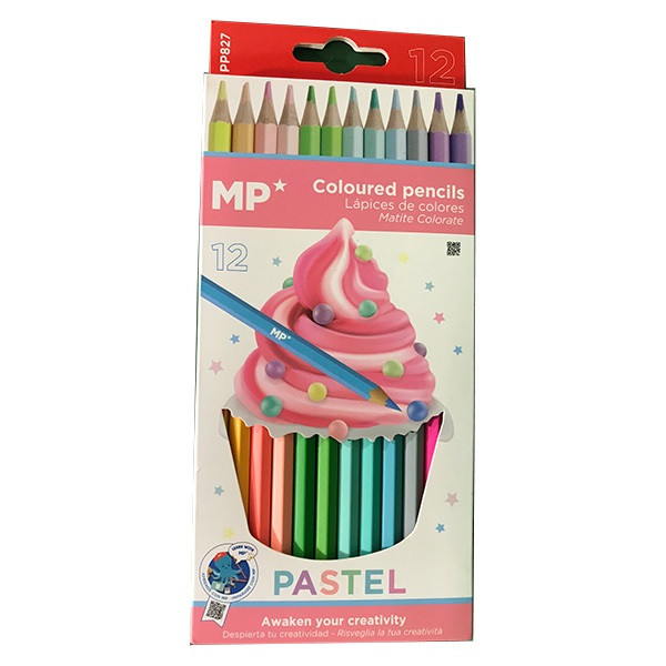 مداد رنگی 12 رنگ ام پی مدل pp827