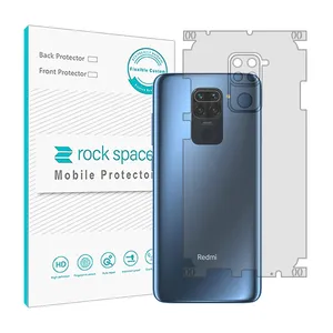 Transparent Rockspace HyGEL phone back protector suitable for Xiaomi Redmi Note 9 mobile phone Overseas