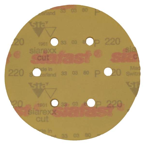 سنباده پشت کرکی سیا مدل 150 میلیمتر P.220 کد 1961 پک 10 عددی