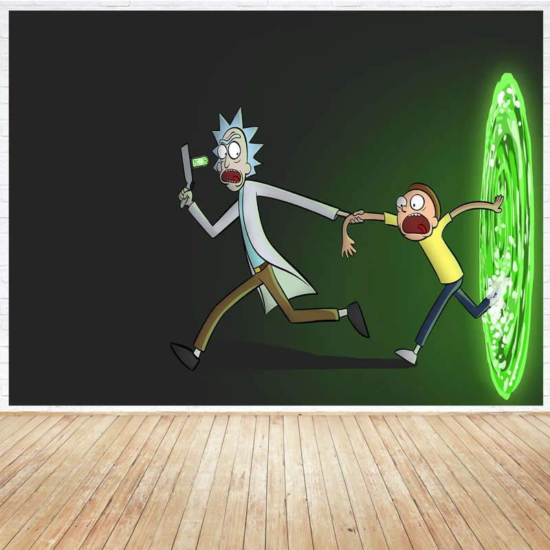 تابلو شاسی مدل سریال ریک و مورتی پورتال rick & morty کد 1135