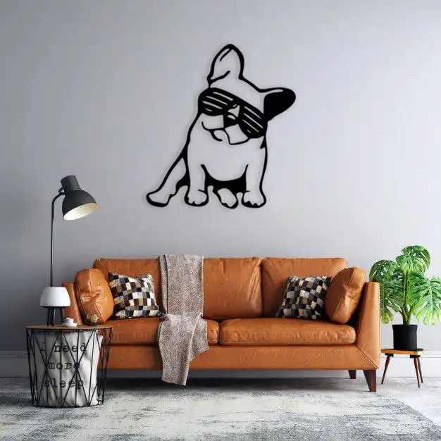استیکر دیواری طرح سگ