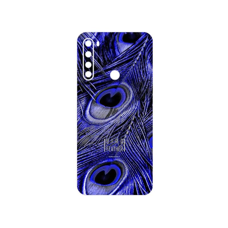 برچسب پوششی ماهوت مدل Purple Feather مناسب برای گوشی موبایل شیائومی Redmi Note 8 2021