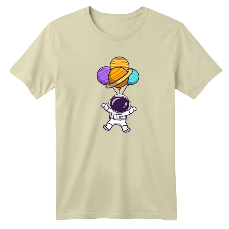 تی شرت آستین کوتاه بچگانه مدل فضانورد کد ۱۳