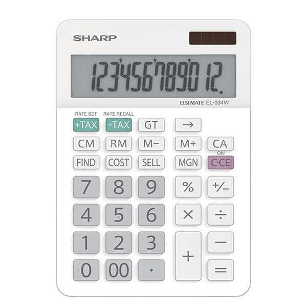 ماشین حساب شارپ مدل EL-334W ماشین حساب شارپ مدل EL-334W