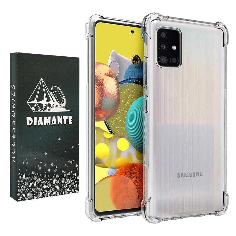 کاور دیامانته مدل Bianco Navy مناسب برای گوشی موبایل سامسونگ Galaxy A51 4G / 5G