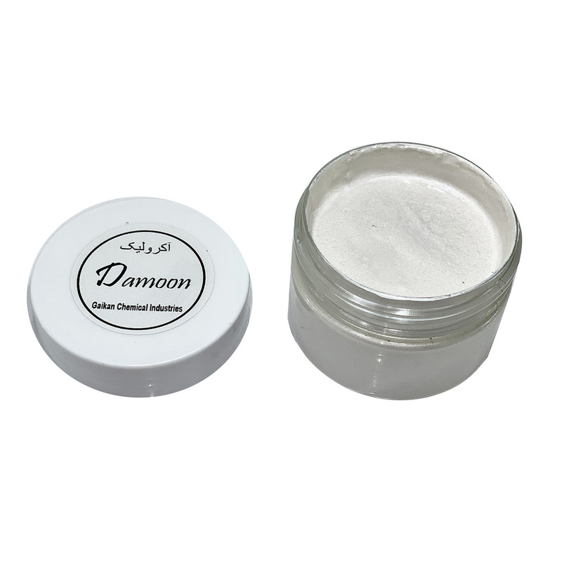 رنگ متالیک سفید صدفی دامون کد 112 حجم 240 میلی لیتر