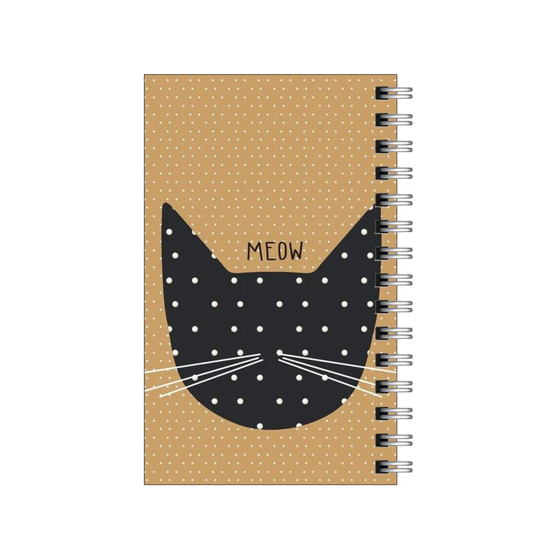 دفترچه یادداشت مدل to do list طرح گربه خال خالی کد 8520661