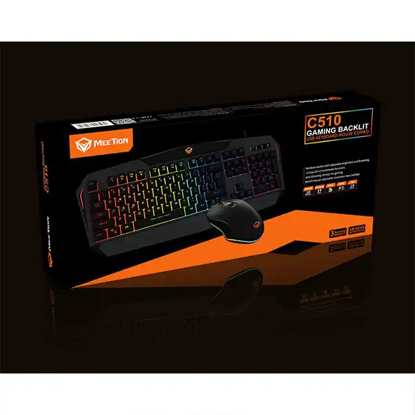 کیبورد و ماوس مخصوص بازی میشن مدل MT-C510