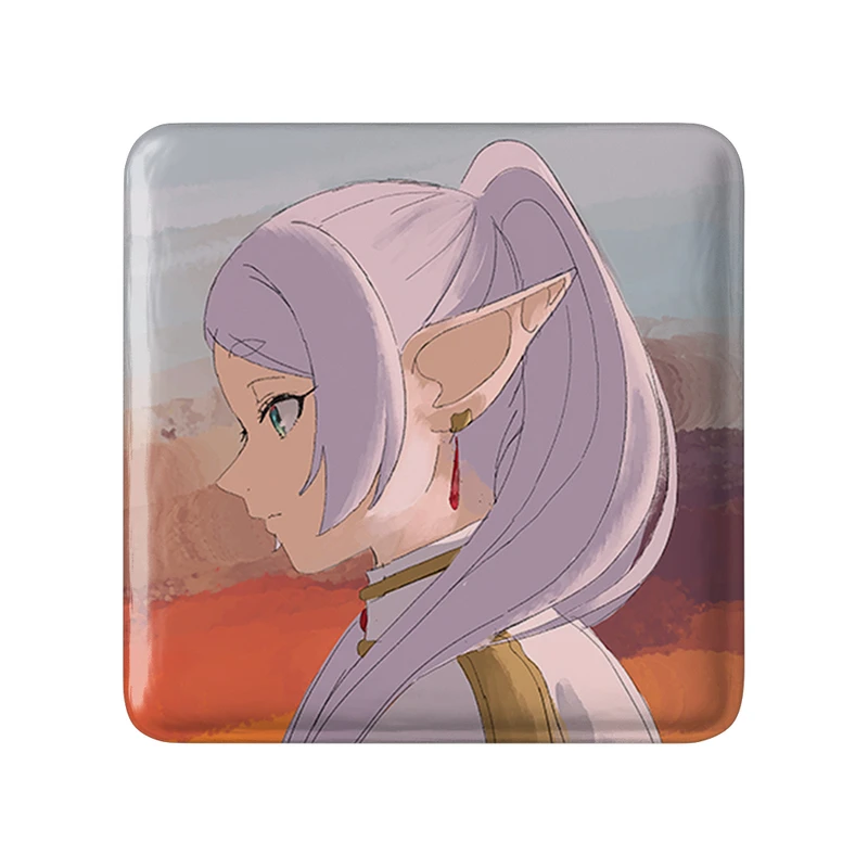 مگنت خندالو طرح انیمه فریرن (Frieren) مدل مربعی کد 33882
