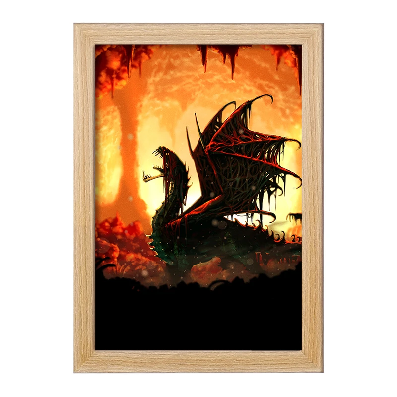 تابلو خندالو مدل بازی شکارچی هیولا (Monster Hunter) کد 33251