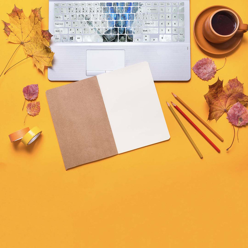 برچسب حروف فارسی کیبورد مدل night king game of thrones کد K-352 