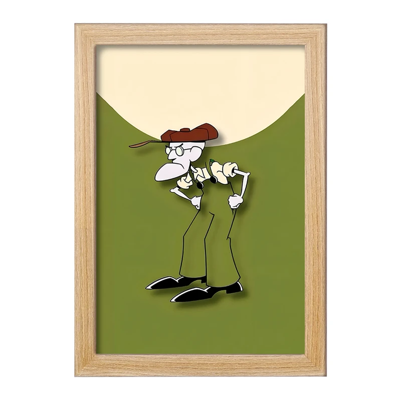 تابلو خندالو مدل شجاعت سگ ترسو (Courage the Cowardly Dog) کد F10806