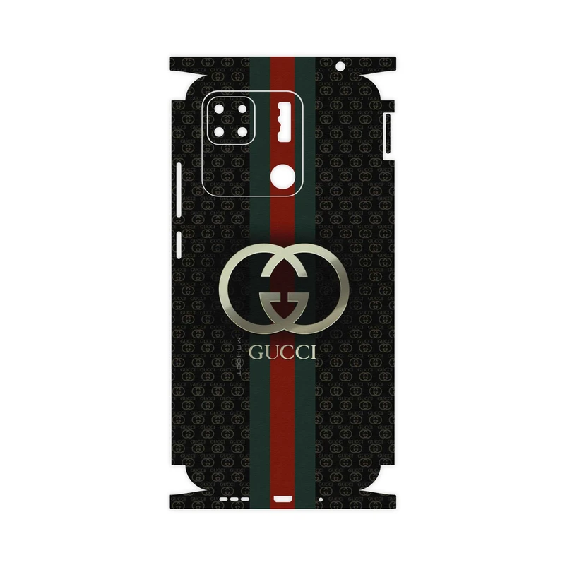برچسب پوششی ماهوت مدل GUCCI-Logo-FullSkin مناسب برای گوشی موبایل شیائومی Redmi 10A