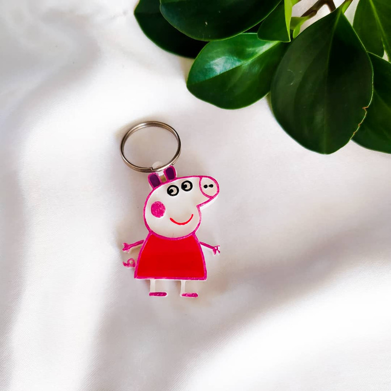 جاکلیدی دخترانه مدل پپا جاکلیدی دخترانه مدل پپا