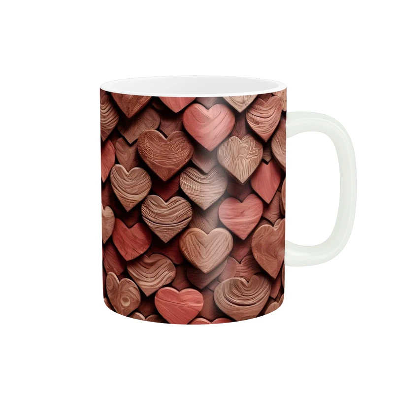 ماگ پاد آفرین طرح قلب کد 4662