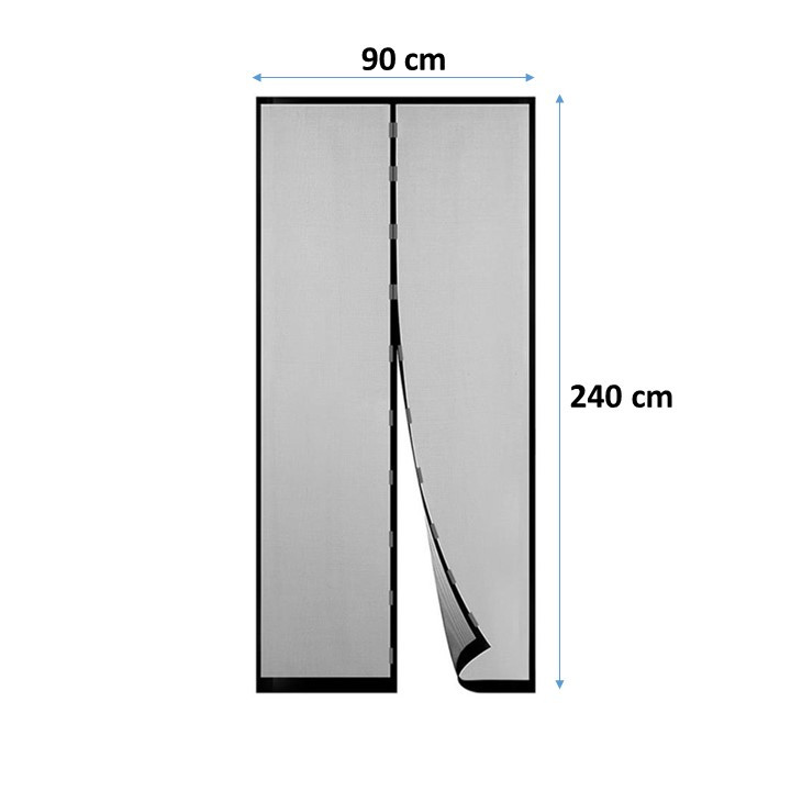 پرده توری مگنتیک کد 90 سایز 90x240 سانتی متر