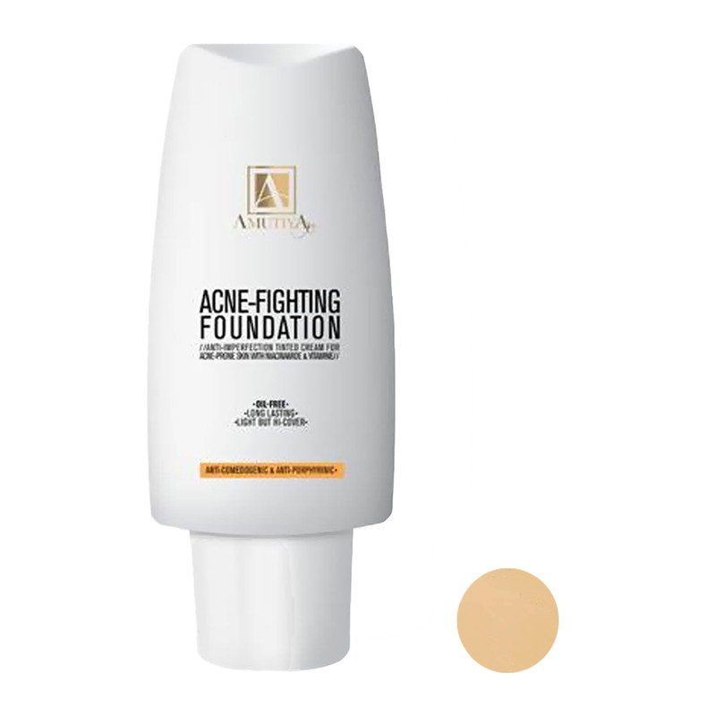 کرم پودر آموتیا مدل Acne_Fighting شماره 410 حجم 30 میلی لیتر کرم پودر آموتیا مدل Acne_Fighting شماره 410 حجم 30 میلی لیتر