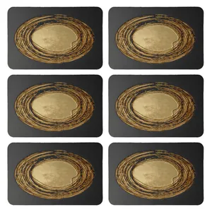 زیربشقابی طرح کلاسیک کد 8853 بسته 6 عددی 