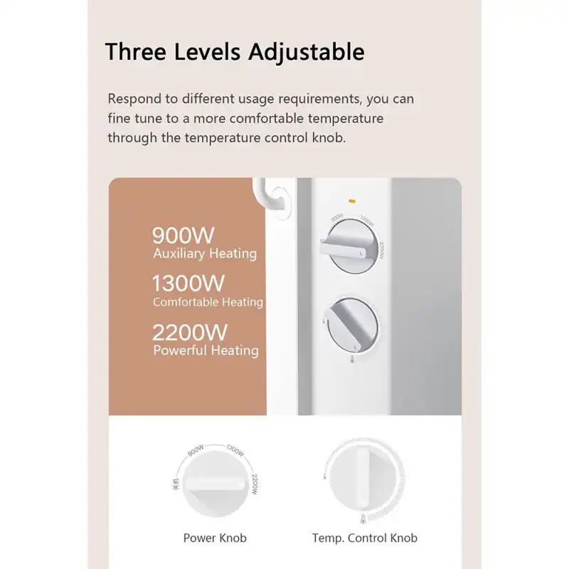 بخاری برقی شیائومی مدل KRDNQ04ZM