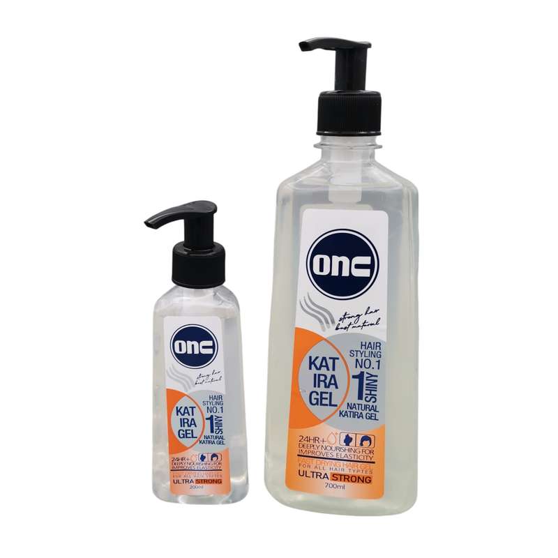 ژل مو انس مدل کتیرا حجم 200 میلی لیتر به همراه ژل مو انس مدل کتیرا حجم 700 میلی لیتر