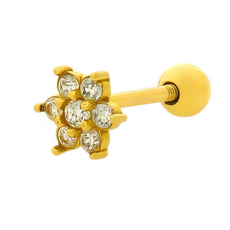 پیرسینگ طلا 18 عیار زنانه هور گالری مدل RPI733