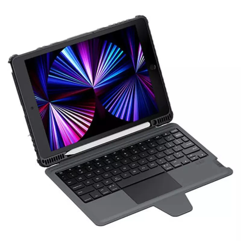 کیف کلاسوری کیبورد دار نیلکین مدل New Combo Keyboard مناسب برای تبلت اپل iPad 10.2 2019-iPad 10.2 2020-iPad 10.2 2021