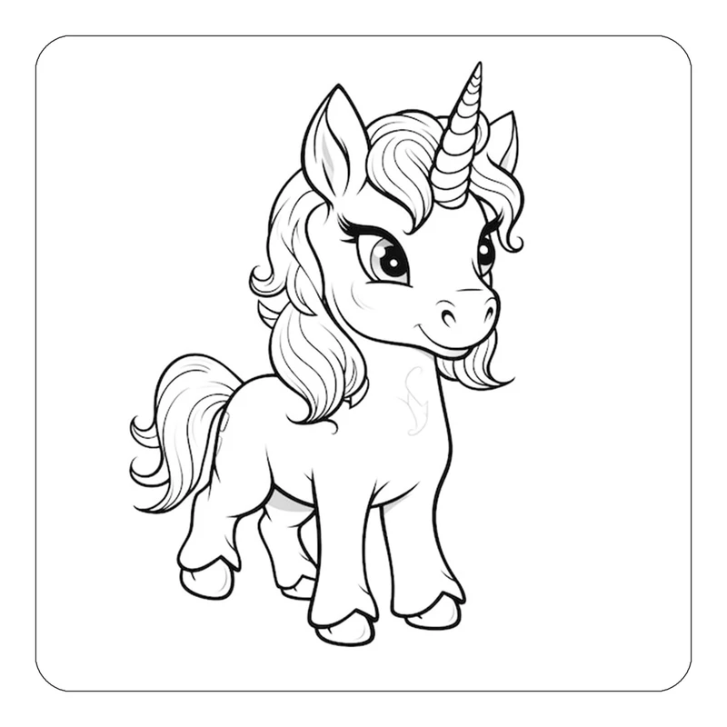 مگنت کاکتی طرح اسب تک شاخ و یونیکورن مدل mp33106