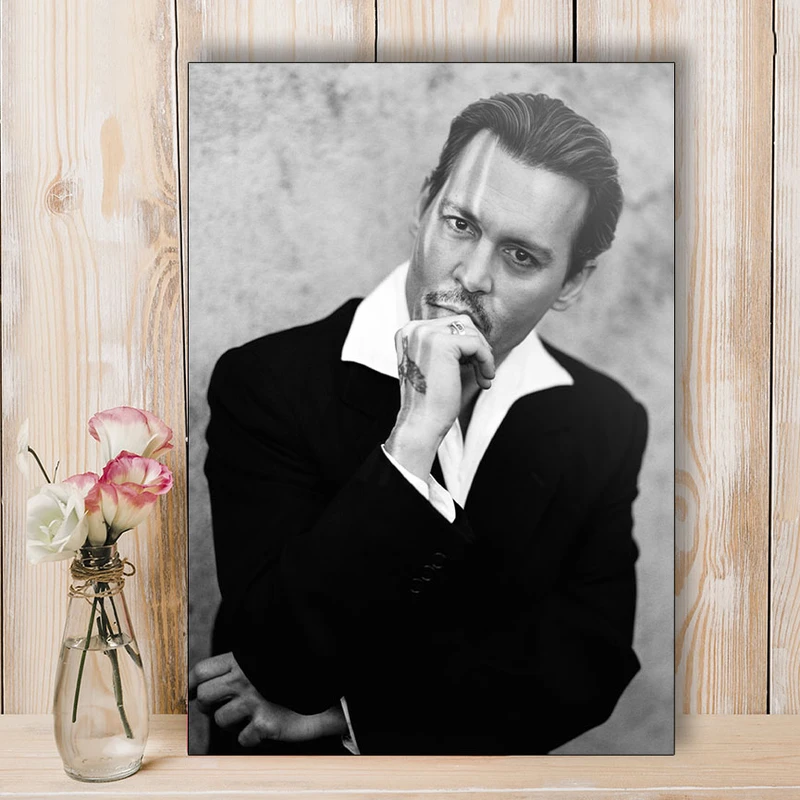 تابلو شاسی گالری استاربوی طرح جانی دپ مدل بازیگران 051