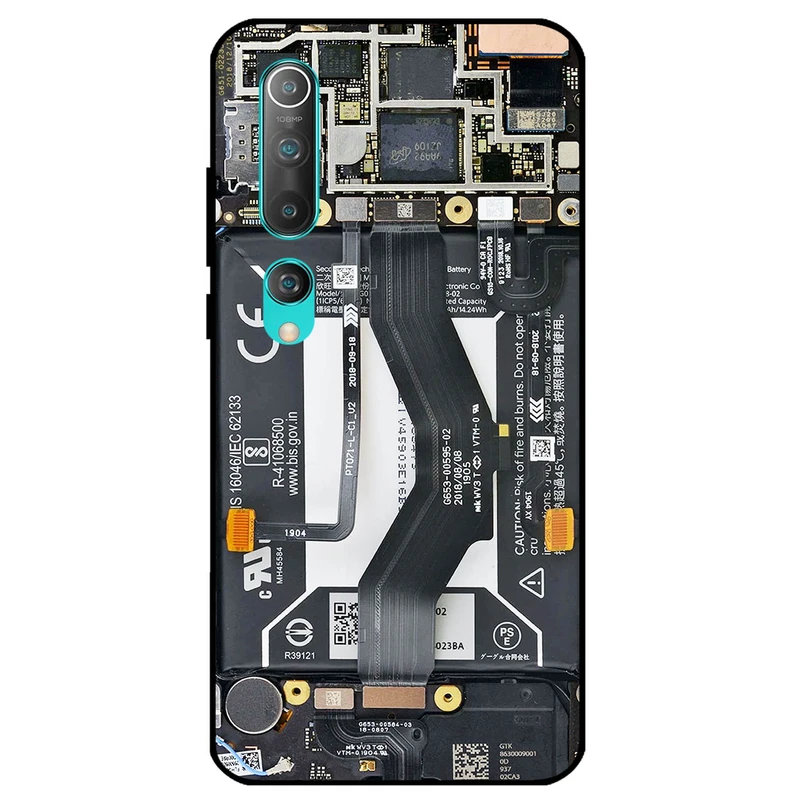کاور مگافون طرح برد موبایل مدل 8004 مناسب برای گوشی موبایل شیائومی Mi 10 5G / 10 Pro 5G