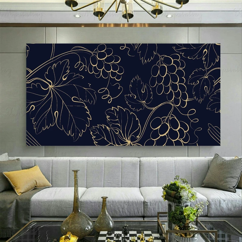 پوستر دیواری طرح انگور مدل ZB306