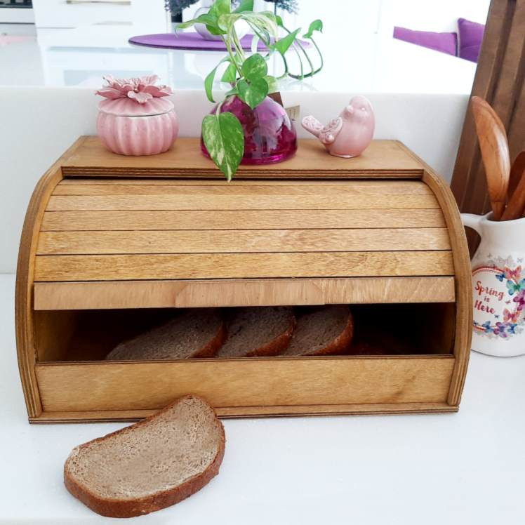 ظرف نان مدل ریلی چوبی کد ply1