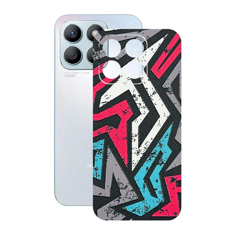 برچسب پوششی ریمکس مدل Leth طرح گرافیکی مناسب برای گوشی موبایل آنر X8b