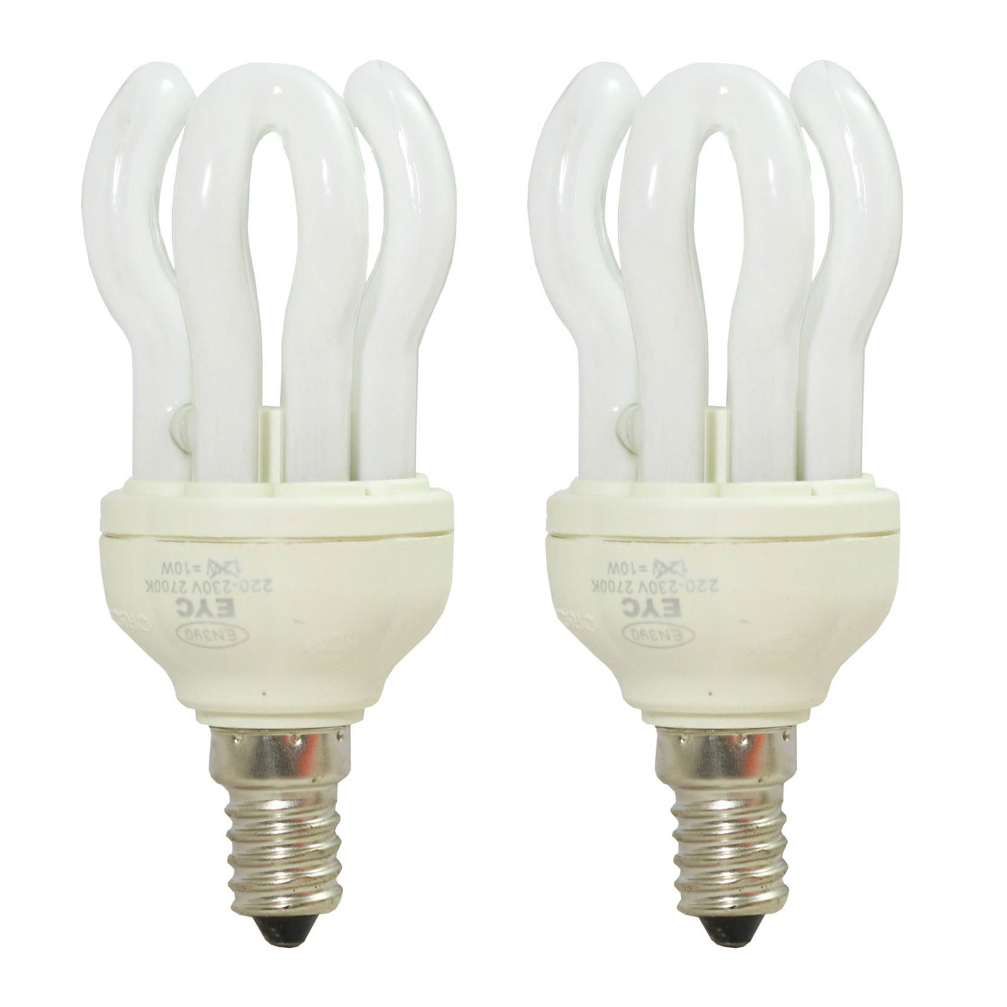 لامپ کم مصرف 10 وات ای وای سی کد SKI21 پایه E14 بسته 2 عددی