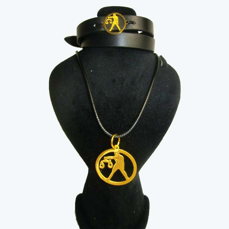 نیم ست مدل چرم ماه تولد