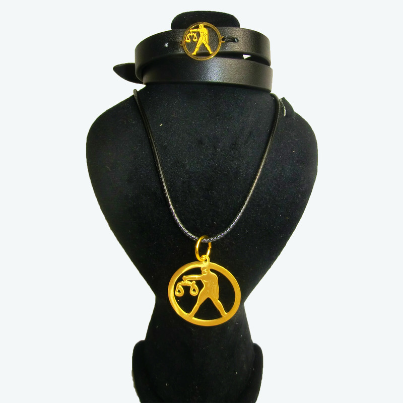 نیم ست مدل چرم ماه تولد