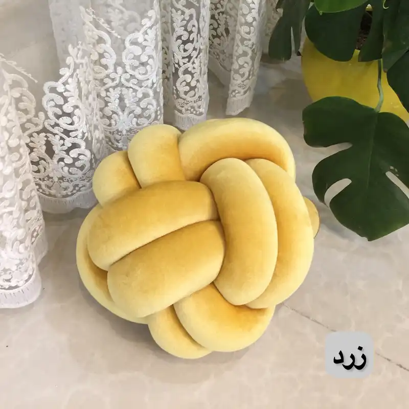 کوسن مدل گره ای مخمل