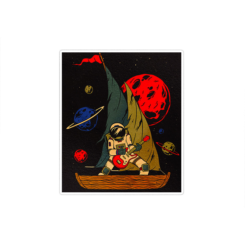 استیکر تزئینی موبایل و تبلت ماسا دیزاین مدل stkv077 طرح فضانورد