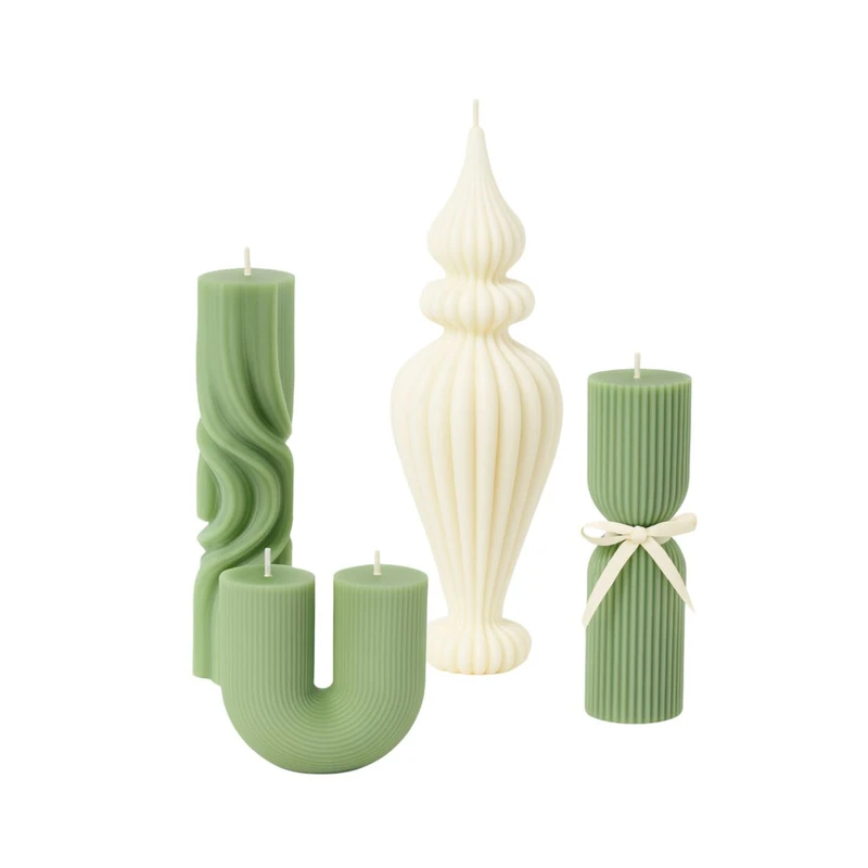 شمع استوانه بدون بو مدل PD145 زمان اتمام 100 ساعت بسته 4 عددی