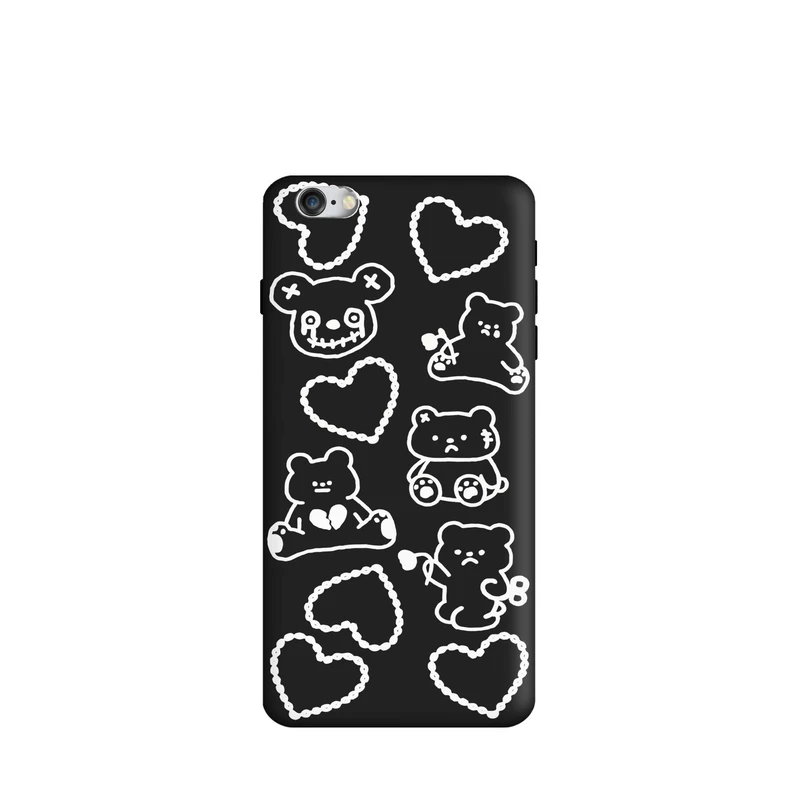 کاور قاب گارد طرح خرس و قلب کد f6455 مناسب برای گوشی موبایل اپل iphone 7 / 8