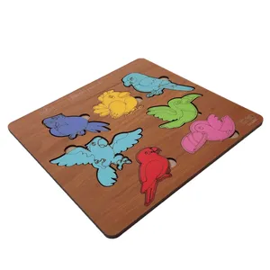 بازی آموزشی مدل جورچین پرندگان کد K-36
