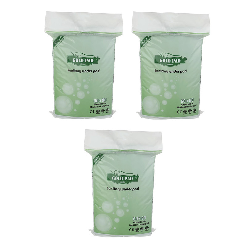 زیرانداز بهداشتی بیمار گلدپد آناپلاس مدل E4 مجموعه 3 عددی