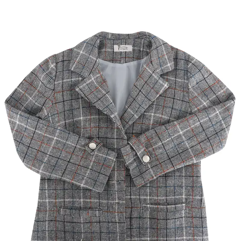 کت زنانه ترسه به نگار مدل یقه انگلیسی آستر دار کد 18