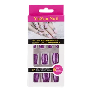 ناخن مصنوعی یازو مدل H 03 بسته 12 عددی