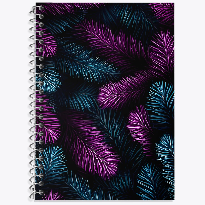 دفتر لغت 50 برگ خندالو طرح برگ کاج کد N5962