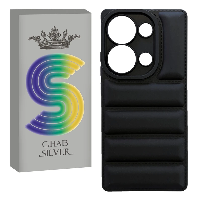 کاور قاب سیلور مدل پافری مناسب برای گوشی موبایل شیائومی Redmi Note 13 Pro 4G / Poco M6 Pro 4G