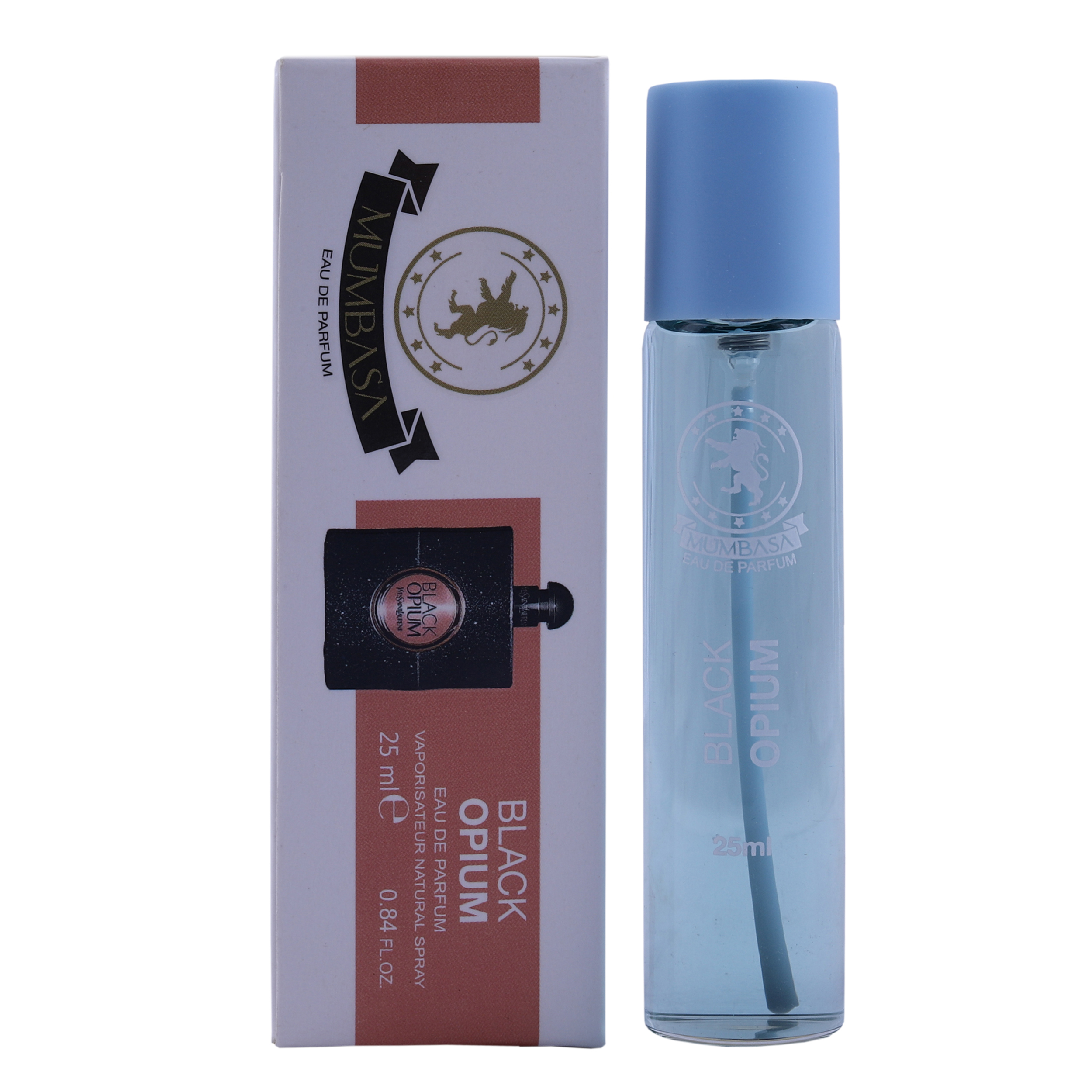 عطر جیبی زنانه مومباسا مدل BLACK OPIUM حجم 25 میلی لیتر