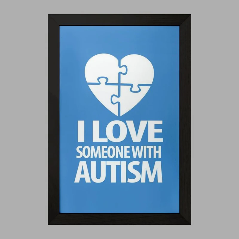 تابلو خندالو مدل اتیسم Autism کد 26725