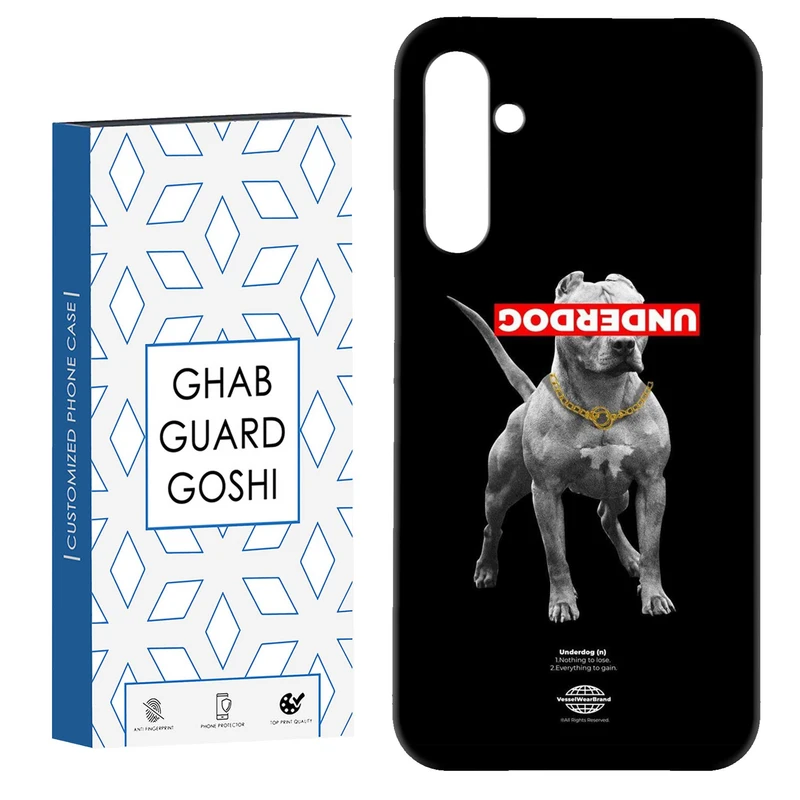 کاور قاب گارد گوشی طرح پیتبول کد Dimo-744 مناسب برای گوشی موبایل سامسونگ Galaxy S23 Fe